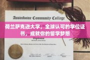 解锁全球精英之路，荷兰萨克逊大学，梦想学位成就非凡人生