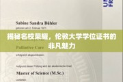 解码伦敦大学学位证书，探寻荣耀背后的独特魅力