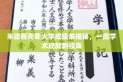 解码米德塞克斯大学成绩单，探索学术辉煌的幕后故事