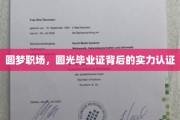 职场启航凭证，毕业证书背后的硬核实力解码