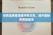 国际教育新航标，伦敦皇家霍洛威学院文凭引领潮流