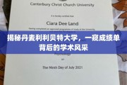 探寻丹麦利利贝特大学，成绩单下的学术魅力全景