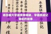 杨百翰大学学霸养成记，揭秘隐藏在成绩单背后的励志故事