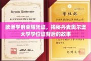 欧洲学术明珠，丹麦奥尔堡大学学位证的传奇之旅