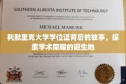 揭开利默里克大学学位证背后的荣耀篇章