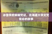 探寻北海道大学文凭的冰雪传奇，揭秘学府荣耀背后的故事