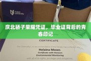 庆北英才荣耀时刻，毕业证书见证青春足迹