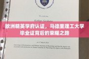马德里理工大学荣耀通行证，欧洲精英学府认证的璀璨历程