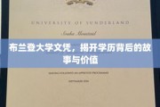 布兰登大学文凭揭秘，背后的故事与无形价值解析