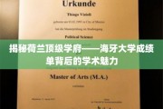 揭秘荷兰顶级学府——海牙大学成绩单背后的学术魅力