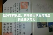 国际通行证，明斯特大学学位的全球信赖与认可