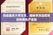 学历造假风波，釜庆大学文凭疑云，揭开学历造假产业的神秘面纱