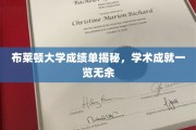 揭开布莱顿大学学术成绩的神秘面纱