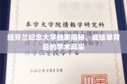 解码纽芬兰纪念大学,成绩单背后闪耀的学术魅力 解码纽芬兰纪念大学,成绩单背后闪耀的学术魅力