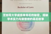揭开芝加哥大学成绩单之谜，探寻顶尖学府的荣誉之路