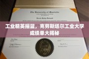 克劳斯塔尔工业大学，揭秘顶尖工业人才培养的摇篮奇迹