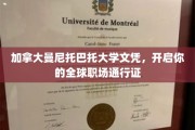 曼尼托巴托大学文凭，助你横扫全球职场舞台