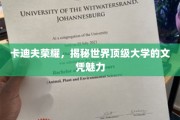 探寻卡迪夫荣耀，揭秘顶级大学文凭的非凡魅力