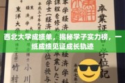 西北大学成绩单背后，学子实力风云录，一纸成绩展成长辉煌