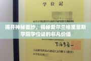 揭开神秘面纱，揭秘爱尔兰格里菲斯学院学位证的非凡价值