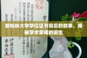 都柏林大学学位证书背后的故事，揭秘学术荣耀的诞生