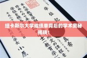 探索纽卡斯尔大学成绩单，解码学术成就的神秘面纱
