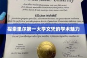 解码里尔第一大学文凭的学术价值与魅力