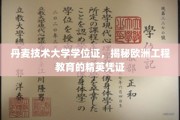 欧洲工程精英的通行证，揭秘丹麦技术大学学位证的含金量