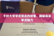 千叶大学学历背后的传奇，探寻学历的无穷魅力