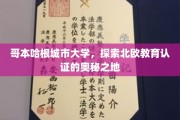 哥本哈根大学揭秘，北欧教育认证背后的魅力之地