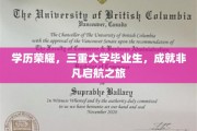 学历荣耀，三重大学毕业生，成就非凡启航之旅