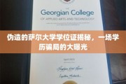 学历陷阱大揭秘，伪造萨尔大学学位证背后的学历骗局曝光