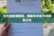 解码马大卓越成就，探寻学术光芒背后的秘密