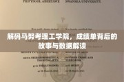 探寻马努考理工学院成绩单密码，揭秘数据与故事交织的学术之旅