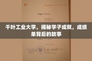 探索千叶工业大学学霸秘籍，揭秘学子的辉煌成绩与成长历程