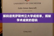 解锁德克萨斯大学成绩单，解码学术精英的成就密码