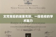 探寻埃塞克斯大学，文凭背后隐藏的学术风采