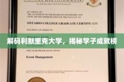 解码利默里克大学，揭秘学子成就榜