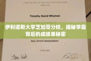 伊利诺斯大学芝加哥分校学霸成绩单，揭秘不为人知的学术传奇