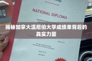 解码温尼伯大学成绩单的神秘影响力