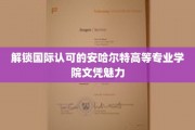 跨越国界，领略安哈尔特高等专业学院文凭的全球风采
