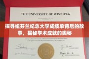 解码纽芬兰纪念大学成绩单，探寻学术荣耀的秘密通道