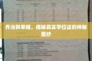揭开乔治敦学府学位证的传奇面纱