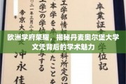 丹麦奥尔堡大学，探寻北欧教育明珠的学术风采