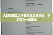 解码大邱加图立，一窥学术风采的独家成绩单解析