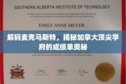 探寻麦克马斯特大学卓越成就背后的秘密