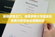 德克萨斯大学圣安东尼奥分校荣耀绽放，毕业证见证学子梦想启航