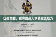 揭秘犹他荣耀，探寻顶尖大学的文凭魔力