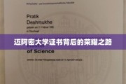 迈阿密荣耀，揭秘证书背后的不懈奋斗历程