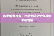 欧洲教育瑰宝，比萨大学文凭背后的卓越价值